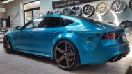 قصة الصورة: Folienwerk-NRW Audi RS7 PD700R باللون الأزرق أتلانتس