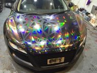 Crazy &#8211; Holographic Folierung am Audi R8 von Impressive Wrap