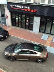 Crazy - Olografia sventata su Audi R8 di Impressive Wrap