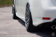 Elegant - Lexus GS-F in white on Vossen VPS-301 alloy wheels