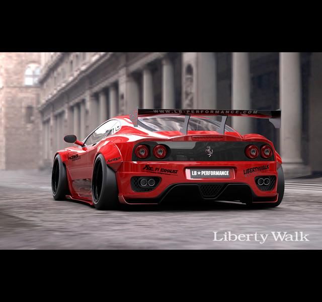 Liberty Walk Performance Ferrari 360 Modena Tuning 2 Vorschau: Liberty Walk Performance Ferrari 360 Modena