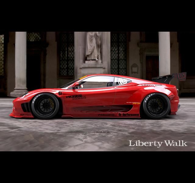 Liberty Walk Performance Ferrari 360 Modena Tuning 3 Vorschau: Liberty Walk Performance Ferrari 360 Modena