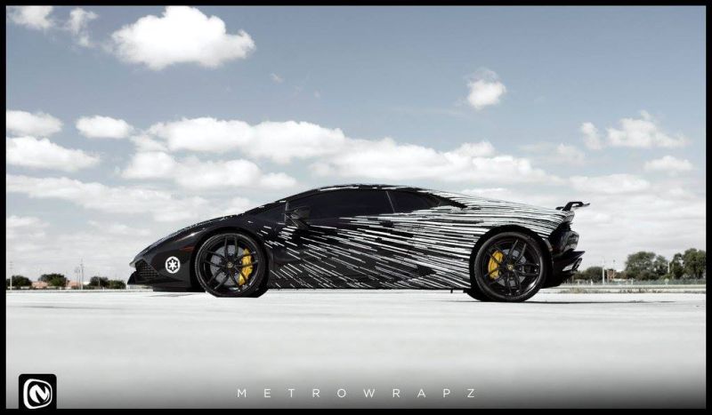 Photo Story: Lamborghini Huracan in Darth Vader Style