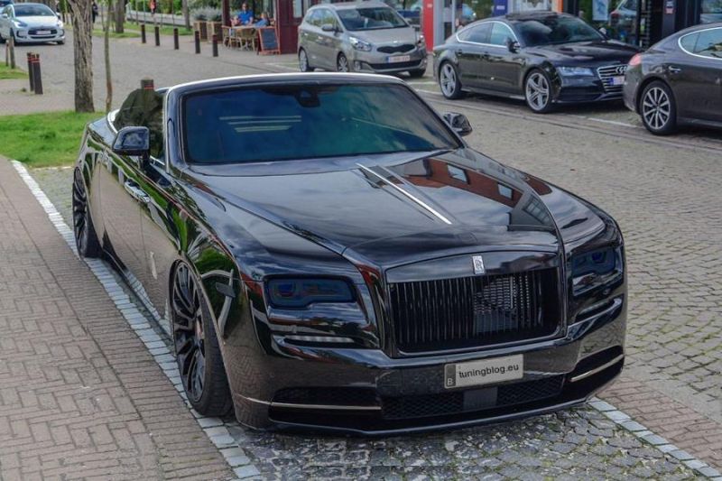 Deep Mansory Rolls Royce Black Dawn en noir de tuningblog.eu