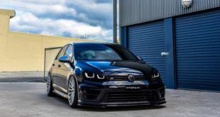 VW Golf MK7 with A6 C7 facelift headlights by tuningblog