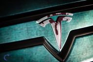Photo Story: Zombie foil on the Tesla Model S by Scandinano