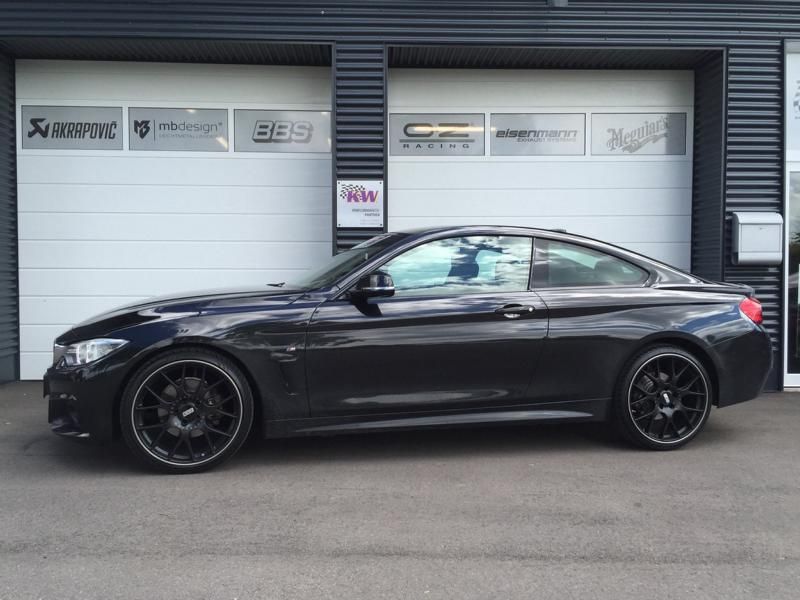 20 inch BBS CH-R alloy wheels on the BMW 4er F32 Coupe in black