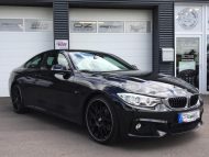 20 inch BBS CH-R alloy wheels on the BMW 4er F32 Coupe in black