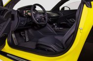 2016er Audi R8 V10 Plus en tournesol jaune métallisé mat