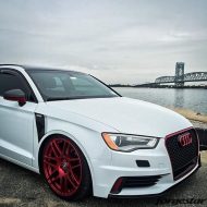 Photo Story: Audi A3 on Forgestar F14 in Blood Red by ModBargains
