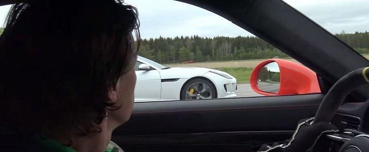 Video: Dragerace &#8211; Porsche 911 (991) GT3 RS gegen Jaguar F-Type R