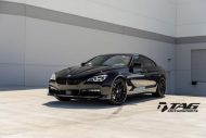 Black HRE S204 alloy wheels on the ALPINA B6 Gran Coupe