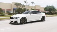 Double width - Liberty Walk BMW M4 on 20 inches ADV.1 Wheels