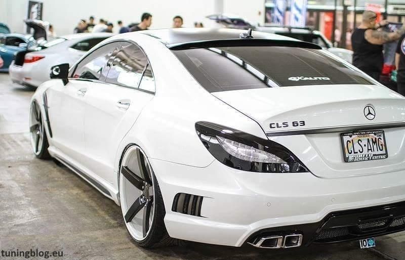 Mercedes-Benz CLS63 AMG in white by tuningblog.eu