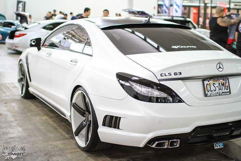 Mercedes-Benz CLS63 AMG in white by tuningblog.eu