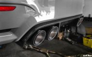 Nardo grijze BMW M3 F80 met tuning van European Auto Source