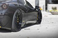 Nero Ferrari 458 Italia on Wheels SV1 alloy wheels