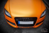 Sunrise metallic oranje op Check Matt Dortmund Audi TT