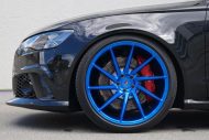 Auffällig &#8211; Blaue Vossen VPS Alu’s am cartech Audi RS6 C7 Avant