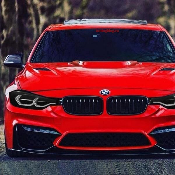 Bad look at the BMW F80 M3 in red by tuningblog.eu