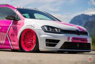 Cherry 7down 2 0 Edition Vw Golf 7r Variant LC 105T Flamingo Pink Vossen Tuning 44 190x127