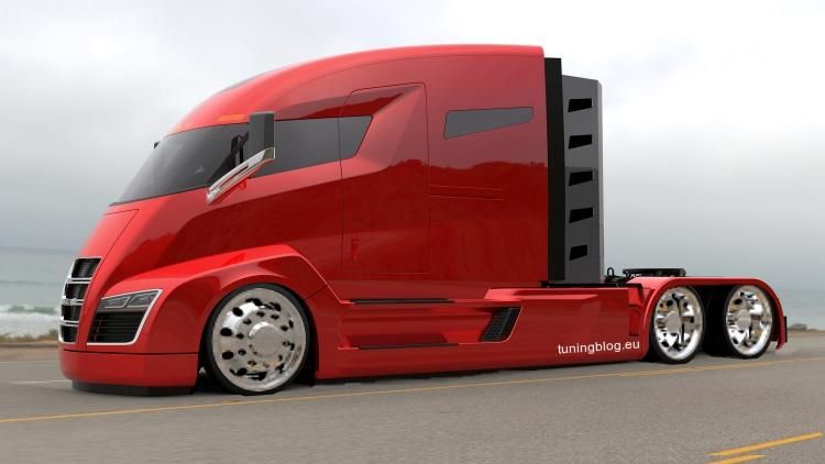 Przyszłość - tuning elektryczny ciężarówki przez tuningblog.eu