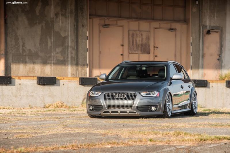 Extremely low - Audi A4 B8 Allroad Avant on AG M652 alloy wheels