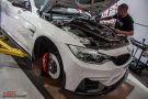 BMW M4 Remus Exhaust Revozport tuning carbon 9 135x90 20 Zoll Avant Garde Wheels M621 am BMW M4 F82 Coupe