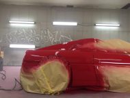 Histoire de photo: Mega brutal - Ferrari 348ts Widebody claquée
