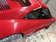 Histoire de photo: Mega brutal - Ferrari 348ts Widebody claquée