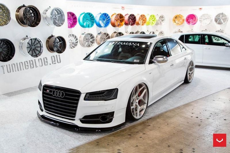 Hamana tuning Audi A8 S8 in white by tuningblog.eu