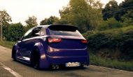 Video: Without words - Purple VW Polo 6R with Audi A1 Kit & LSD Doors