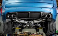 Azul mate BMW X5M F85 con sonido Eisenmann de EAS Tuning
