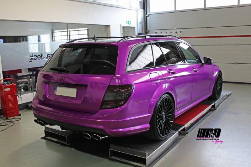 Mercedes C63 AMG Pink Arlon Premium Candy Tropical MD Exclusive Tuning 2 Pinke Power   Mercedes C63 AMG in Pink by M&D Exclusive