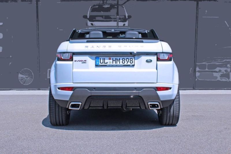 Range Rover Evoque Convertible sur l'anniversaire du Hamann Alu
