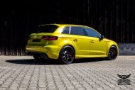 Appariscente - SchwabenFolia Audi A3 RS3 in pungente limone lucido