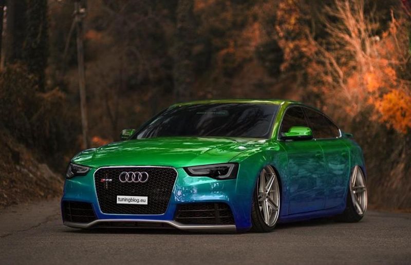 Slammed Audi A5 RS5 Coupe with FlipFlop optics by tuningblog.eu