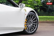 Subtle - Vossen Wheels VFS2 Alu's on Ferrari 458 Italia in white