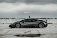 Llantas ADV7 M.V2 CS en el Lamborghini Huracan gris plateado