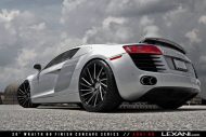 Ziet er enorm uit - 20 inch Lexani Wraith BG Alu's op de Audi R8 Coupé