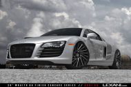 Wirkt riesig &#8211; 20 Zoll Lexani Wraith BG Alu’s am Audi R8 Coupe