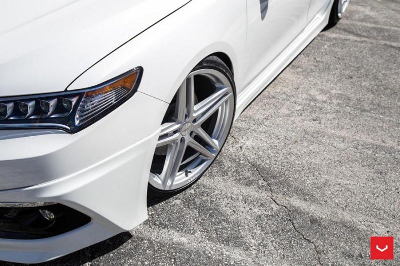 20 inches Vossen VFS-5 Wheels on Acura TLX in white
