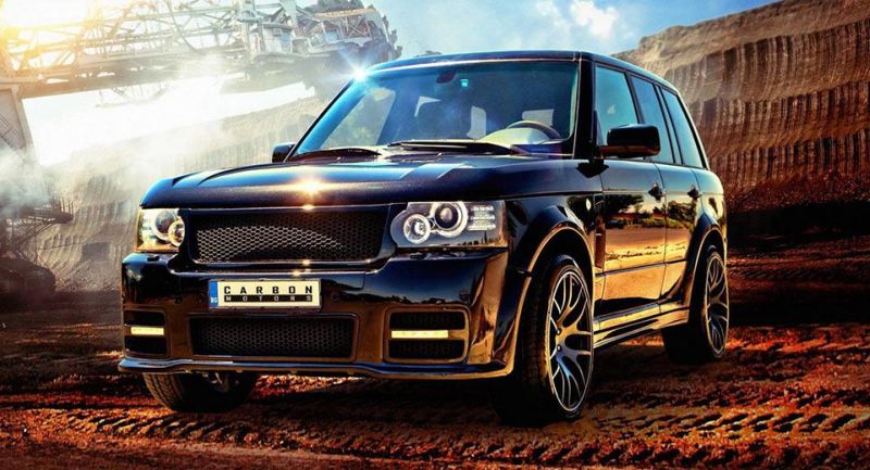 2012er Range Rover Sport with carbon parts from Carbon Motors