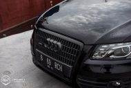 Jantes en alliage 22 pouces Rotiform LHR sur le SUV Audi Q5 noir