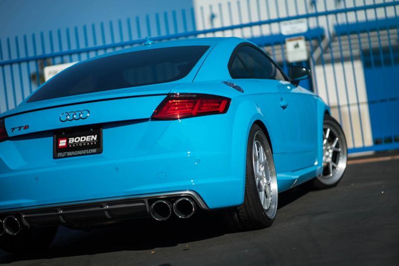 Audi TTs on Rotiform KPS Alu and with Magnaflow exhaust