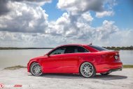 BBS RXR alloy wheels in 20 inch at Naples Speed ​​Audi A3 in red