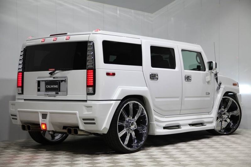 Photo Story: Calwing (213 Motoring - Japan) Hummer H2 in white