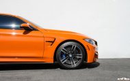 Fire Orange painted BMW M4 F83 Convertible from EAS Tuning
