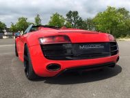Rosso brillante - ML Concept Audi R8 V10 Spyder su mb Design Alu's