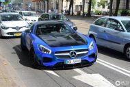 Photo Story: Matt blue Mercedes AMG GT with Prior PD800GT body kit